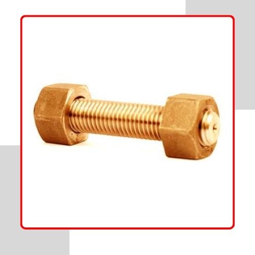 Copper Nickel Flange Stud Bolts in UAE