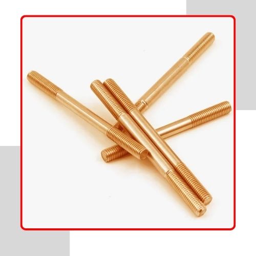 Copper Nickel Half Threaded Stud Bolts in UAE