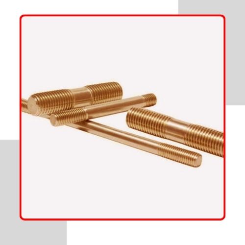 Copper Nickel Single Ended Threaded Rods in UAE