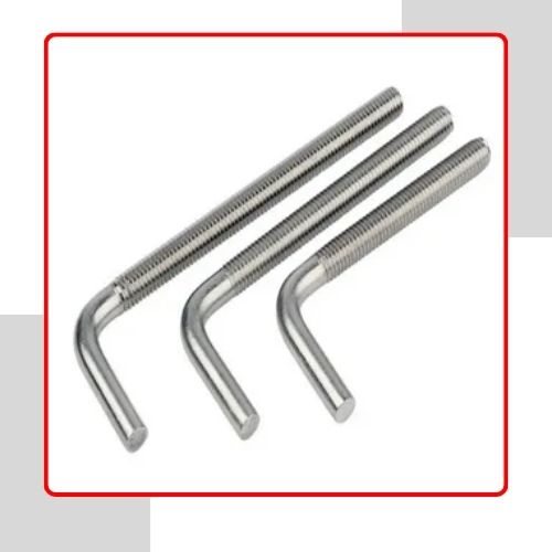 Galvanized L Type Foundation Hook Bolt in UAE