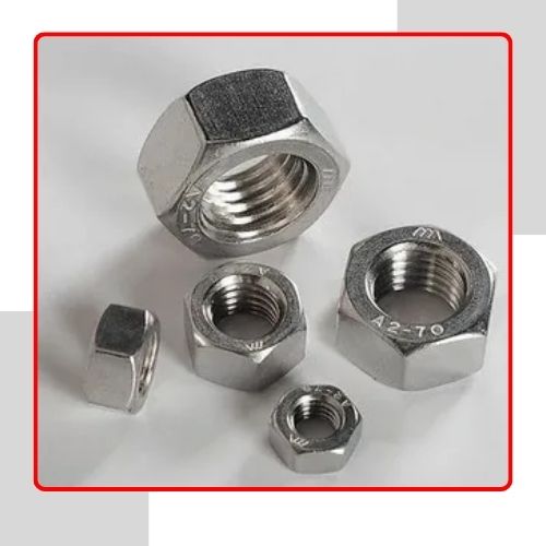 Stainless 304 Steel Hex Nuts in UAE