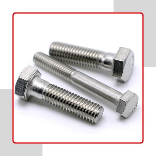 Super Duplex Steel S32750 Stud Hexagon Bolts-In-UAE